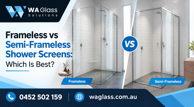 Frameless vs Semi-Frameless Shower Screens: Which Is Best?